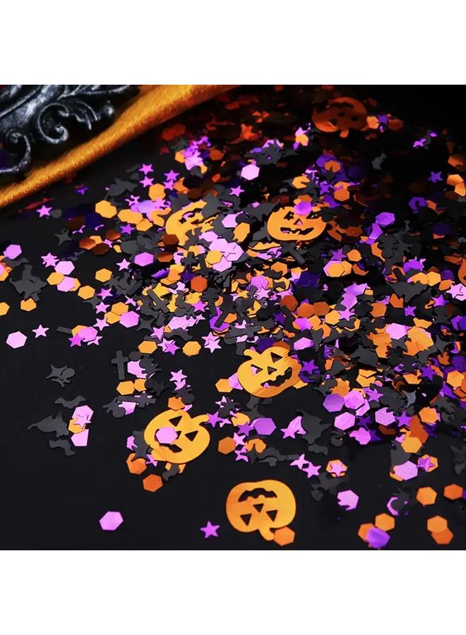 GD 5g وول ستريت جورنال هالوين قرع عبر بريق الترتر لصنع المفاتيح الراتنجية - Image 2