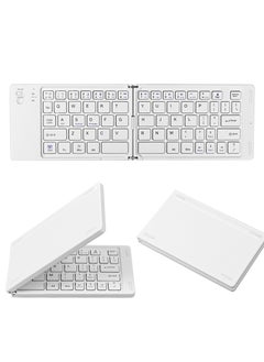CMGTYYD Foldable BT Keyboard - Portable BT 5.0 Wireless Keyboard, Magnetic Ultra Slim Portable Travel Keyboard, Portable Wireless Keyboard Compatible Android Compatible Win  - Image 1