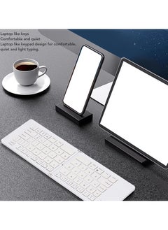 CMGTYYD Foldable BT Keyboard - Portable BT 5.0 Wireless Keyboard, Magnetic Ultra Slim Portable Travel Keyboard, Portable Wireless Keyboard Compatible Android Compatible Win  - Image 2