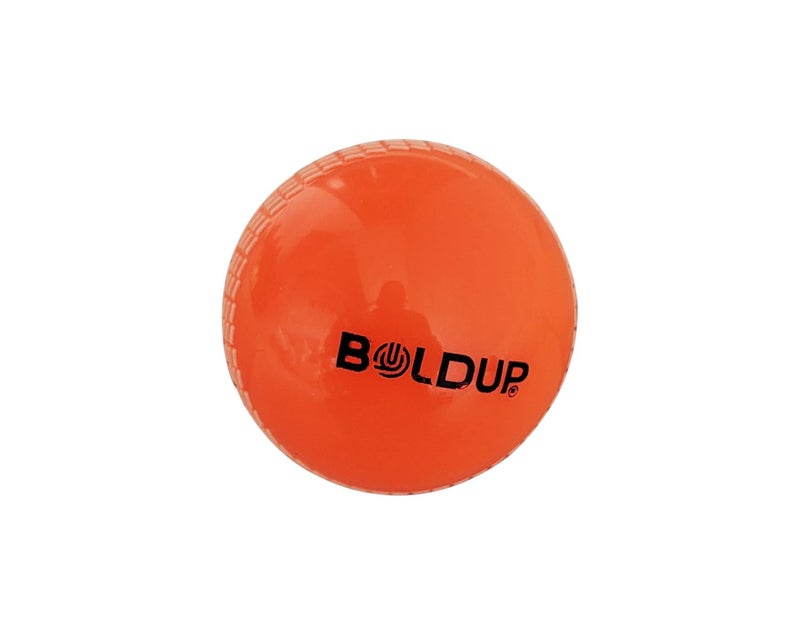 IFOLDUP Practice Cricket Ball | Wind Balls | Swing Ball | Indoor & Outdoor Street & Beach Cricket | Synthetic Match Practice Training (1 PC Orange) - Image 2