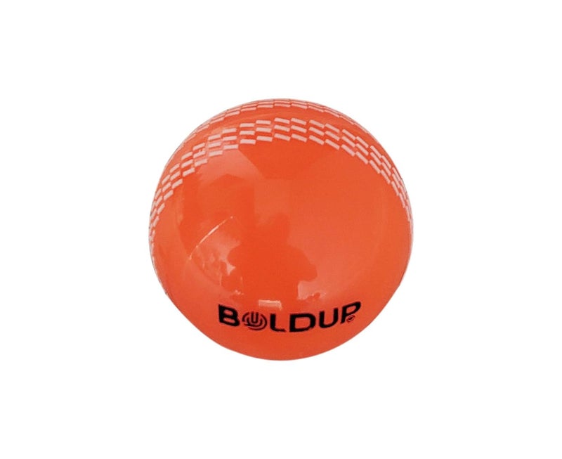 IFOLDUP Practice Cricket Ball | Wind Balls | Swing Ball | Indoor & Outdoor Street & Beach Cricket | Synthetic Match Practice Training (1 PC Orange) - Image 5