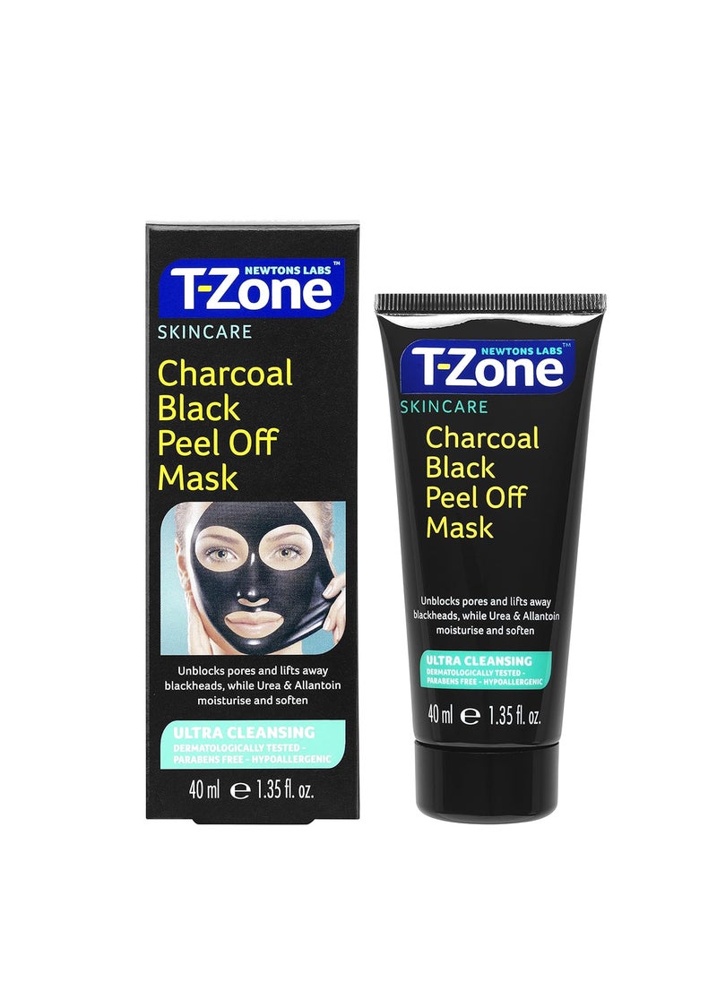 T-ZONE Newtons Labs T-Zone Charcoal Black Peel Off Mask, 40 ml 