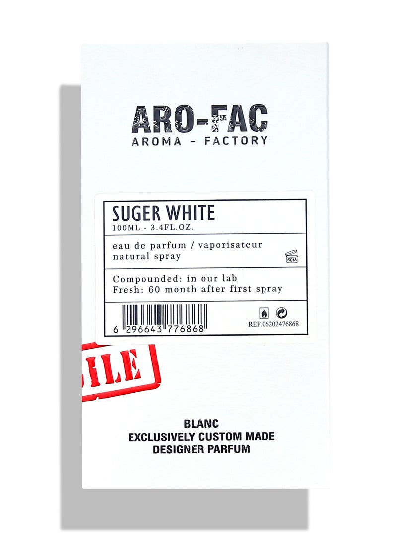AMD Perfumes Aro Fac Suger White By AMD Perfumes Men Fragrance EDP 100ml  - Image 4