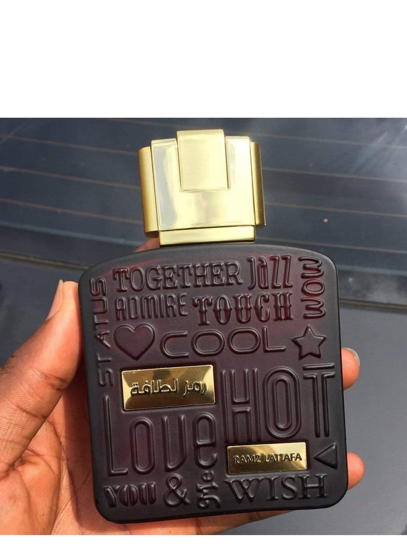 Lattafa Perfumes Ramz Lattafa Gold for EDP - Eau De Parfum 100ML (3.4oz) | Creamy and Deep | Elegant Blend with Pineapple,Guaiac Wood,Apple,Patchouli,and Vanilla | Everyday Essential | by Lattafa - Image 4