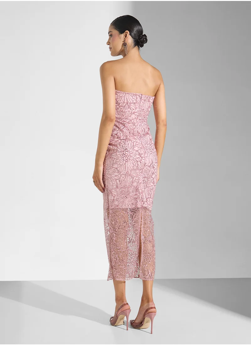 ايلا ليمتد اديشن 3D Textured Bandeau Dress