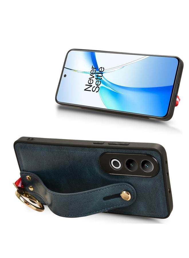 اس-توب جراب خلفي من الجلد لهاتف OnePlus Nord CE4 مع سوار معصم - Image 4