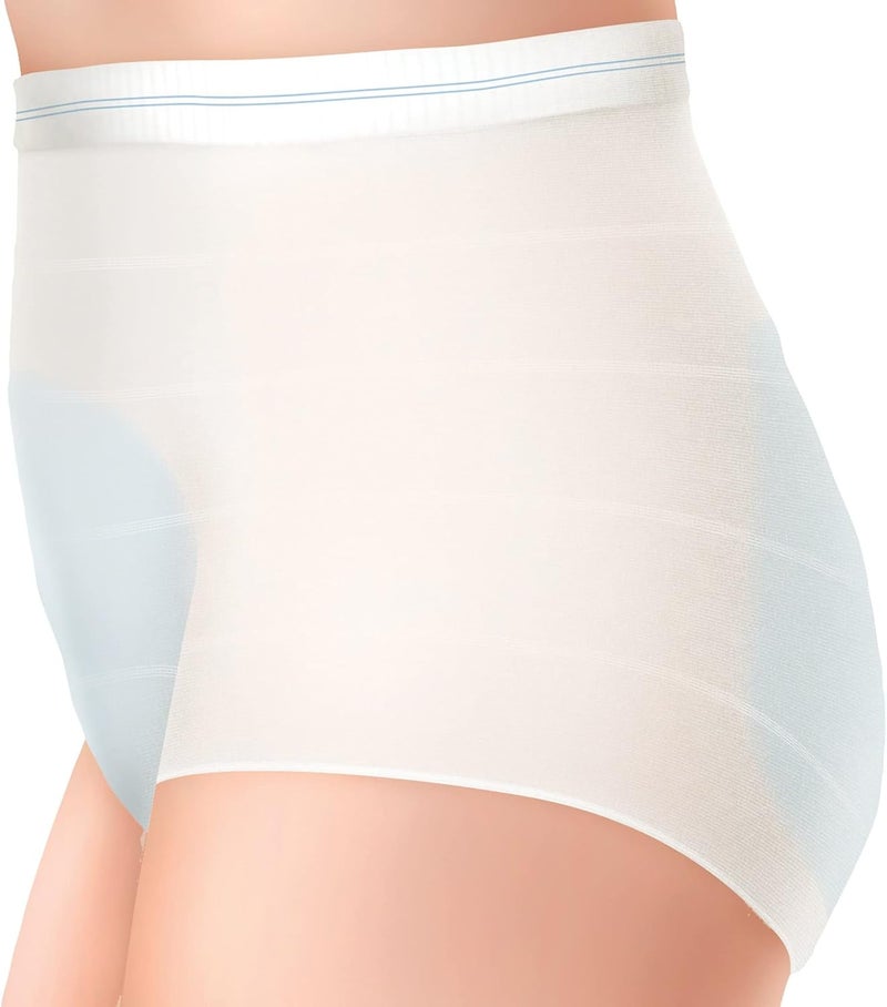 Tena Comfort Pull On Incontinence Knit Fixation Pants SmallMedium Blue 2 Count - Image 3