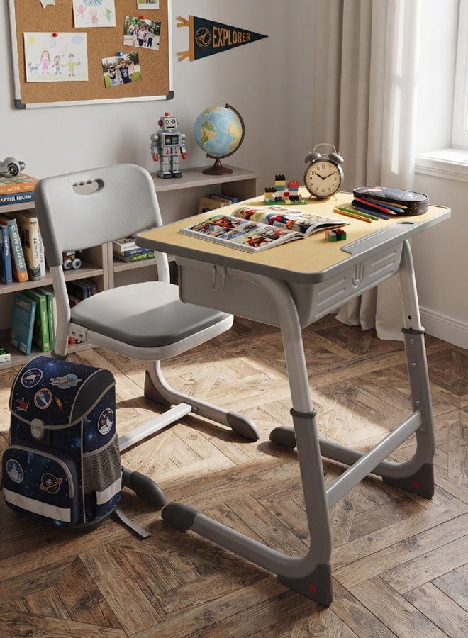 Living Modern High Quality Student Desk and Chair Set, TABLE 60x45x78, CHAIR 39x35x78 CM - Image 2