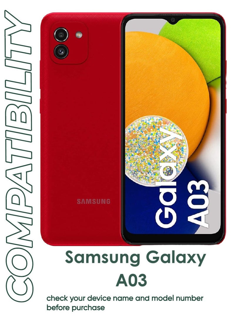 ACLIX 2 Pieces Antistatic ESD Dustproof Premium Quality High Definition Tempered Glass Screen Protector Designed For Samsung Galaxy A03 - Image 3