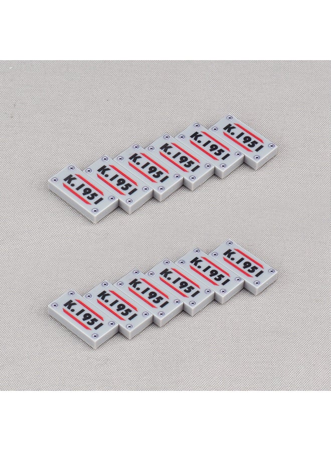 Pattern K.1951 Printing 1x 2 Building Blocks 3069 City Traffic Vehicle Model Accessories Compatible With Lego Toys - Image 4