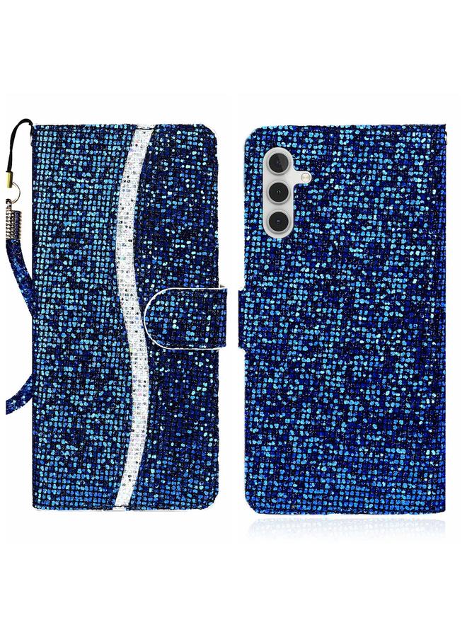 اس-توب جراب لهاتف Samsung Galaxy A54 5G جراب هاتف من الجلد اللامع باللون البودرة - Image 1