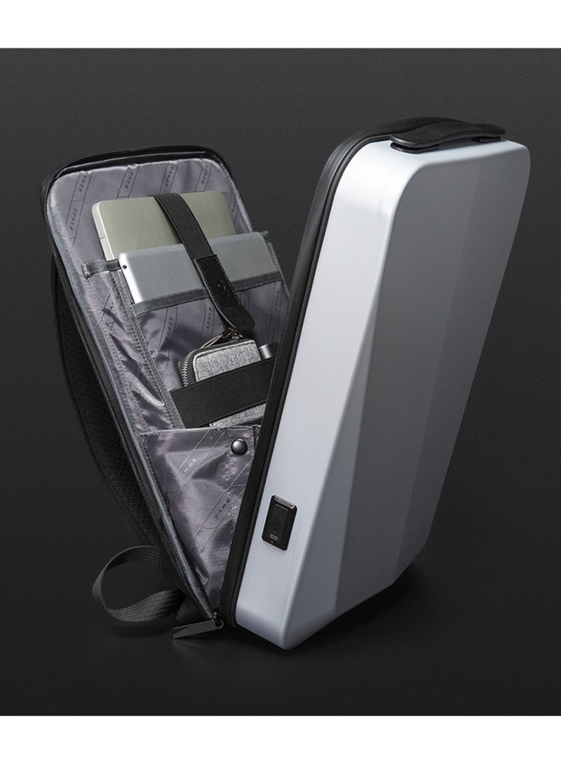 BANGE Men's Backpack PC Blister Hard  Shell Computer Bag Anti-theft Men's Bag Waterproof USB Bag  - Image 1