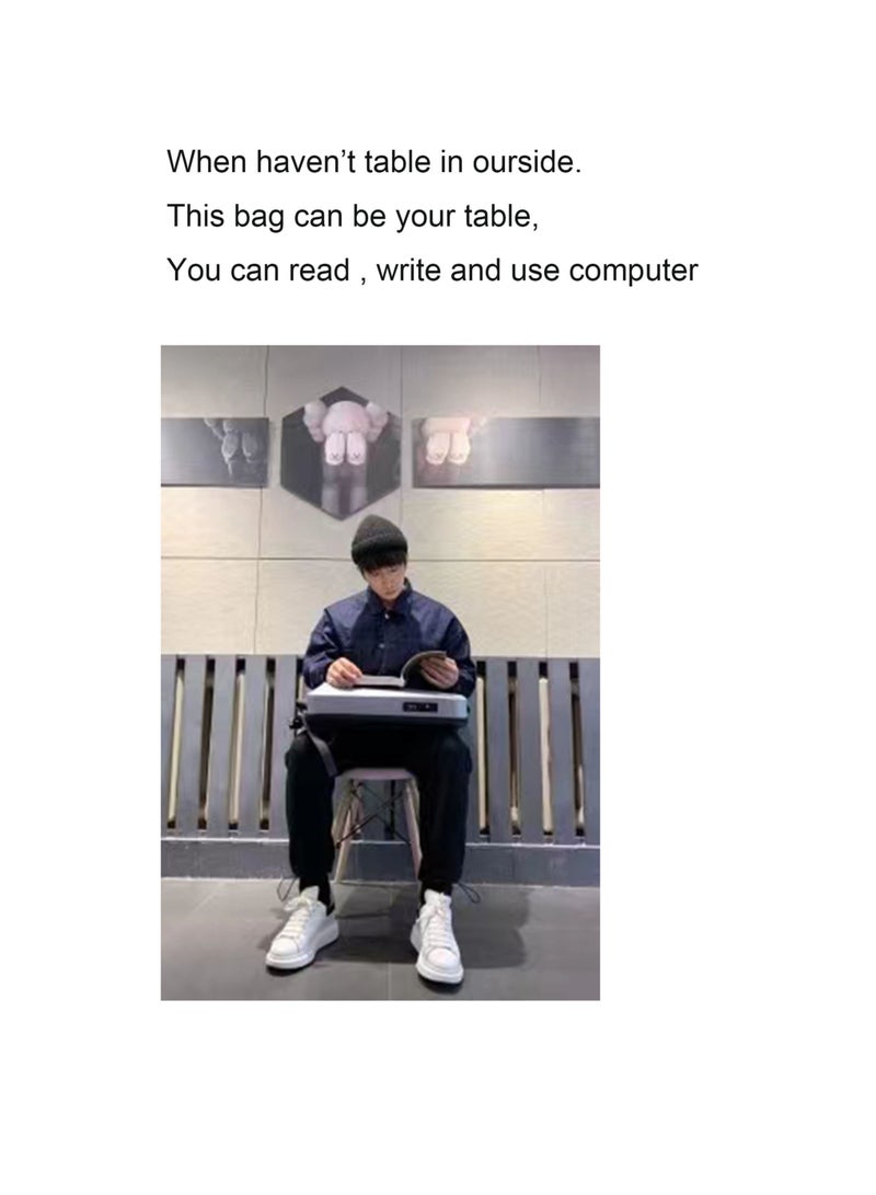 BANGE Men's Backpack PC Blister Hard  Shell Computer Bag Anti-theft Men's Bag Waterproof USB Bag  - Image 5