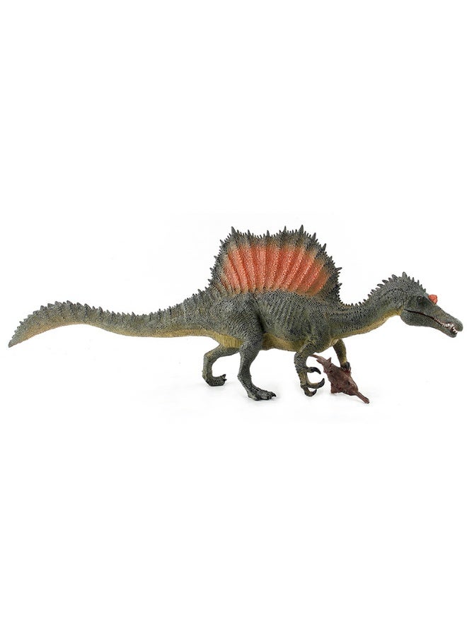 NIBEMINENT Jurassic Realistic Spinosaurus Fishing Plastic Static Dinosaur Toy Model