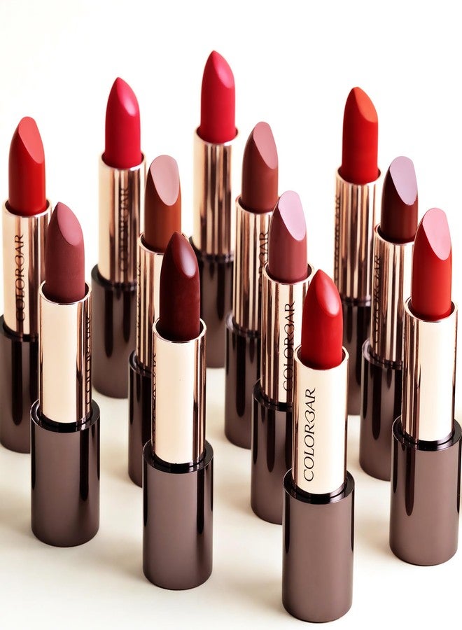 Colorbar Take Me As I Am Vegan Matte Lipstick - Long Lasting Lipstick - Enriched with Vitamin E and Tea Tree Oil - 003 Bare Dare - 0.14 oz - Image 5