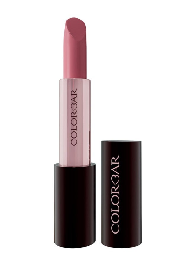 Colorbar Take Me As I Am Vegan Matte Lipstick - Long Lasting Lipstick - Enriched with Vitamin E and Tea Tree Oil - 003 Bare Dare - 0.14 oz - Image 1