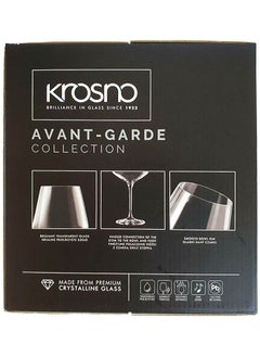 Krosno Krosno Wine Glass Avant Garde 460ml 6pc Box  - Image 5