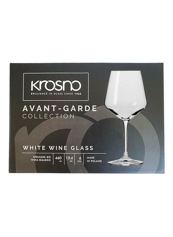 Krosno - Krosno Wine Glass Avant Garde 460ml 6pc Box - Image 1