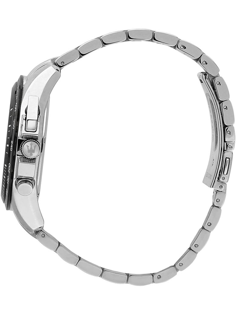 مازيراتي ساعة مازيراتي R8873612049 تراجاردو كرونوغراف للرجال 45 مم 10ATM - Image 2