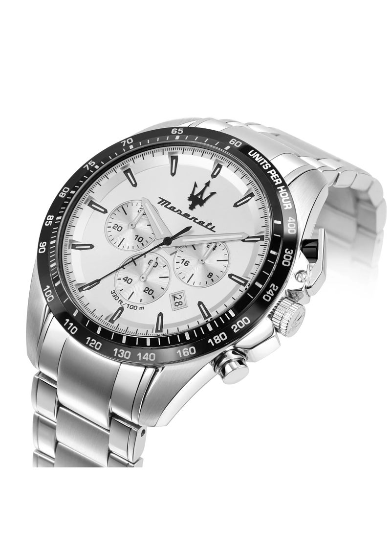مازيراتي ساعة مازيراتي R8873612049 تراجاردو كرونوغراف للرجال 45 مم 10ATM - Image 3