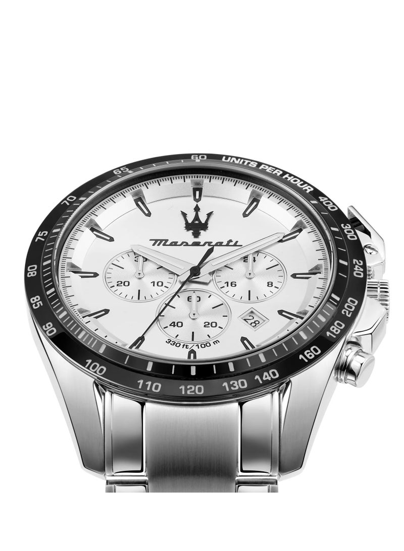 مازيراتي ساعة مازيراتي R8873612049 تراجاردو كرونوغراف للرجال 45 مم 10ATM - Image 4