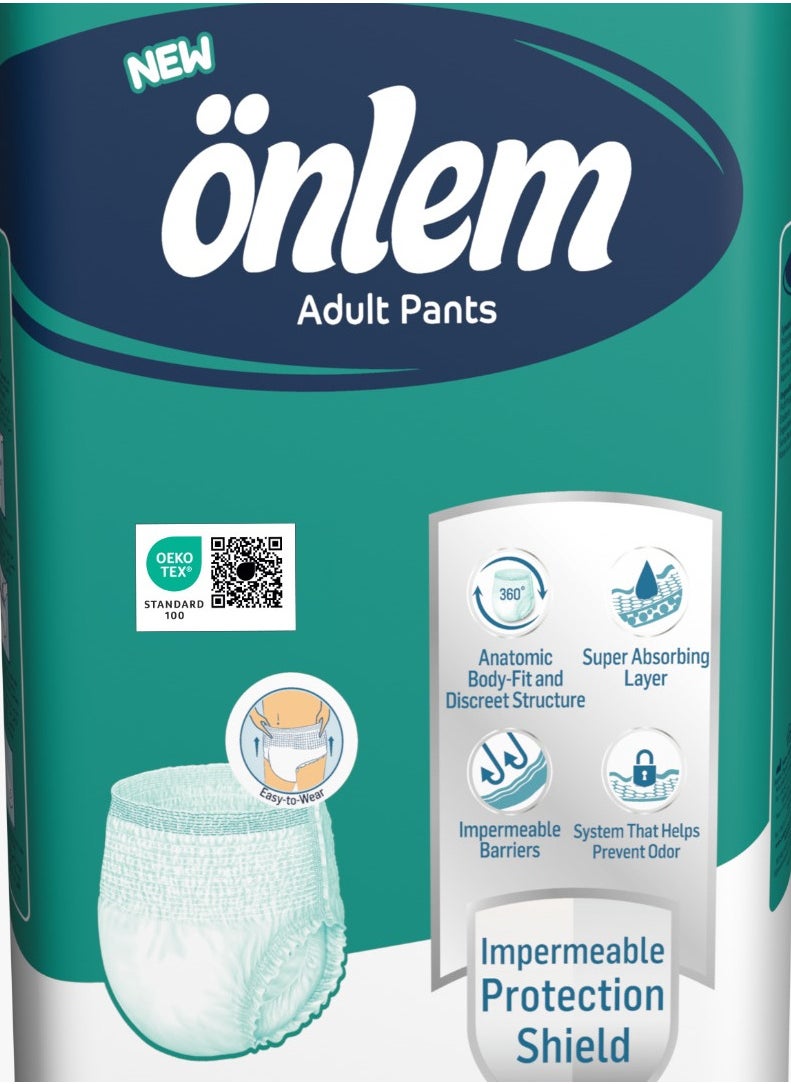 Önlem Adult Diaper Pants, Size Large, 30 Diapers Pull-up Pants with Wetness Indicator.  - Image 2