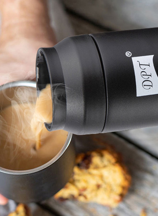 DPT Hot and cold Stainless steel thermos, Sport liquid Bottle, Black, capacity 500 ml - Image 5