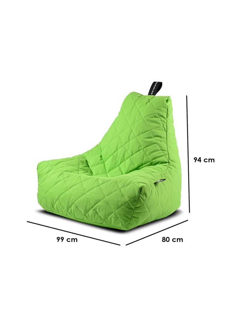 هاوس ون كرسي | بين باغ مبطن من البوليستر 140x90x90 سم - أخضر فاتح - Image 2