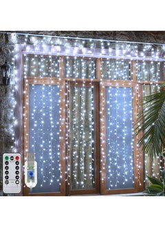 Curtain Lights 300Led 3×3M Curtain String Lights With Remote 8 Lighting Modes Dimmable Timer Led Curtain Lights Fairy Lights With Usb Powered For Bedroom Party Wedding Home Decorations