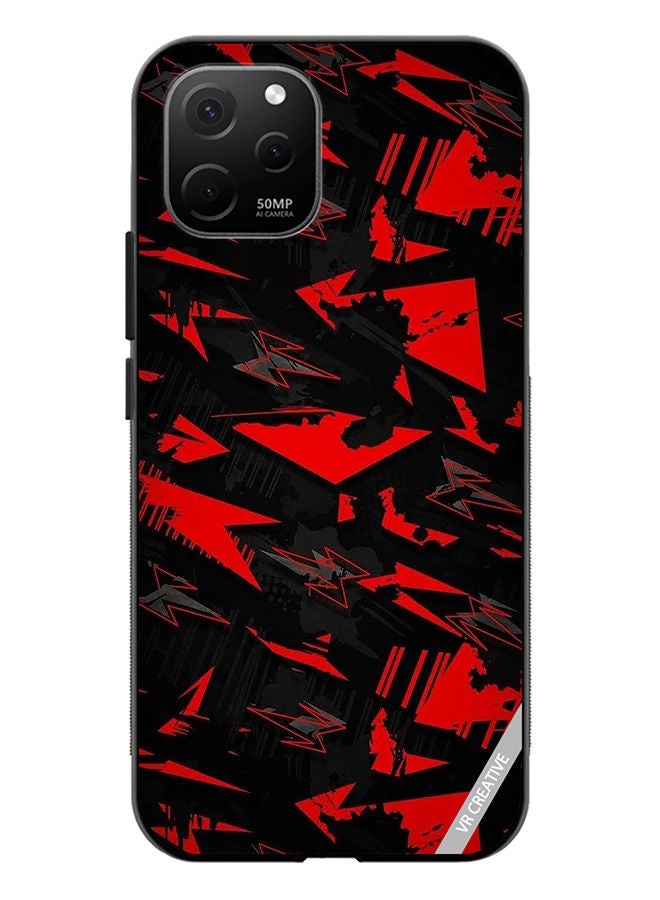 VR CREATIVE Protective Case Cover For Huawei Nova Y61 Abstract Design Multicolour - Image 1