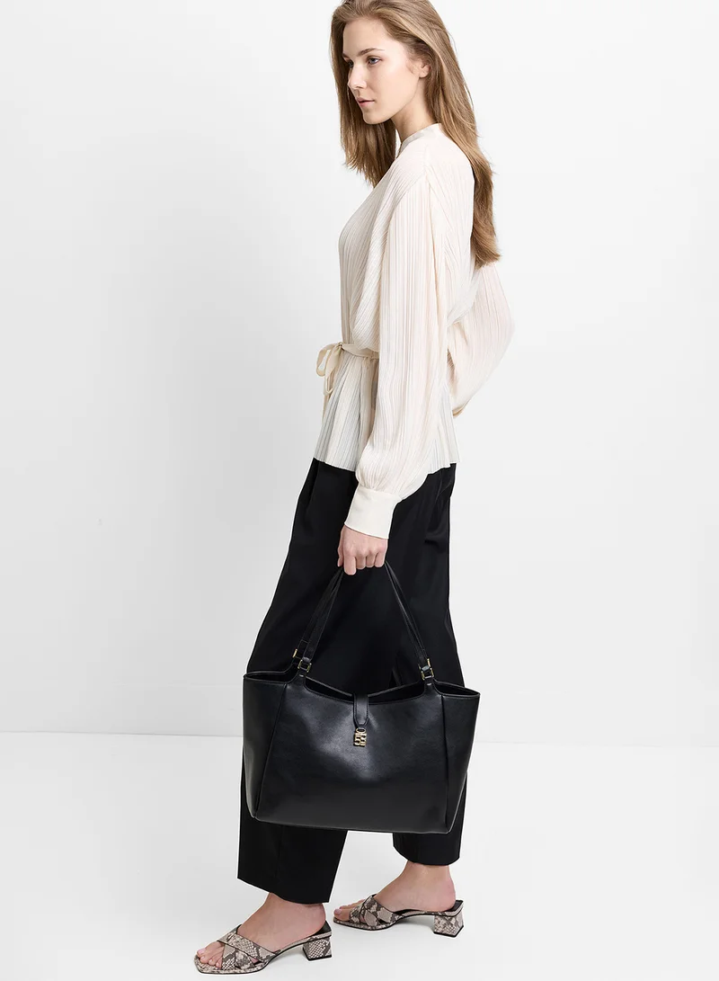 فرنش كونكشن Women Black Mayfair Tote Bag