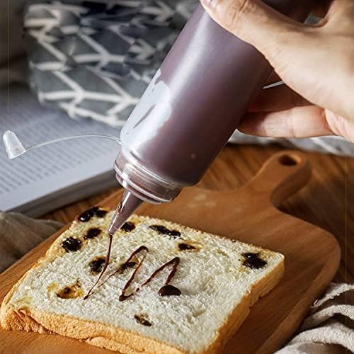 DAOME زجاجة ضغط بلاستيكية من داومي لتوزيع الكاتشب والخردل والعسل - 650 مل (6 قطع) - Image 4