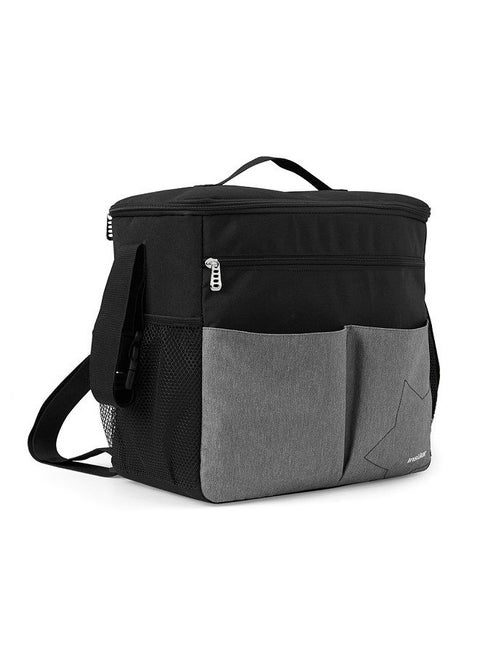 insular Diaper Bag Large Capacity Waterproof Multi-function Mommy Bag for Baby Clothes Diaper Nappy Milk Powder Bottle Tissue Travelling Storage Bag Hold or Hang