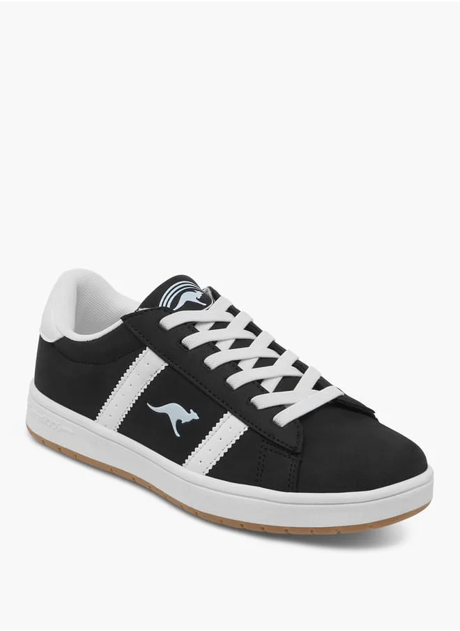 kangaROOS Boys' Logo Detail Sports Shoes with Lace-Up Closure