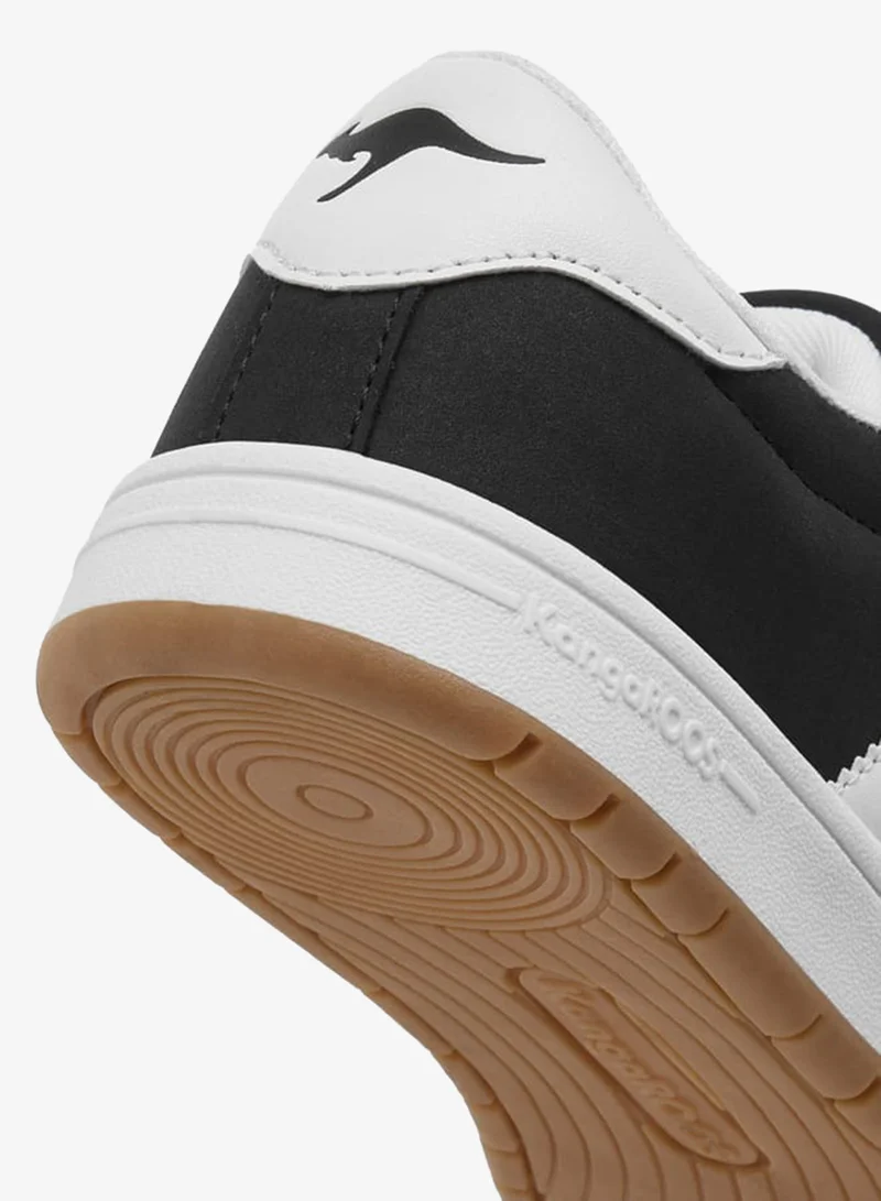 kangaROOS BLACK Boys' Logo Detail Sports Shoes with Lace-Up Closure for Men | Best Price UAE