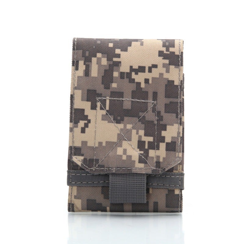 5 Inch Camouflage Mobile Phone Bag Outdoor Multi-Function Molle Accessory Bag Leisure Sports Running Mobile Phone Waist Bag - Image 5
