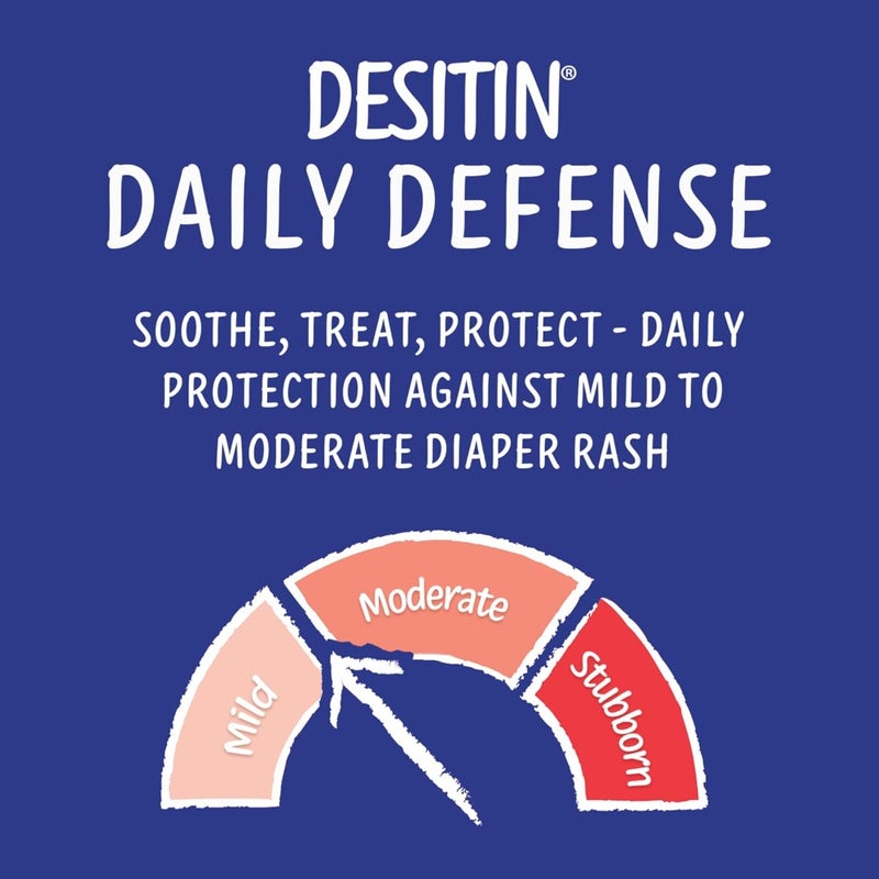 Daily Defense Baby Diaper Rash Cream With 13% Zinc Oxide, Barrier Cream To Treat, Relieve and Prevent Diaper Rash, Hypoallergenic, Dye-, Phthalate- and Paraben-Free, 16 Oz - Image 3