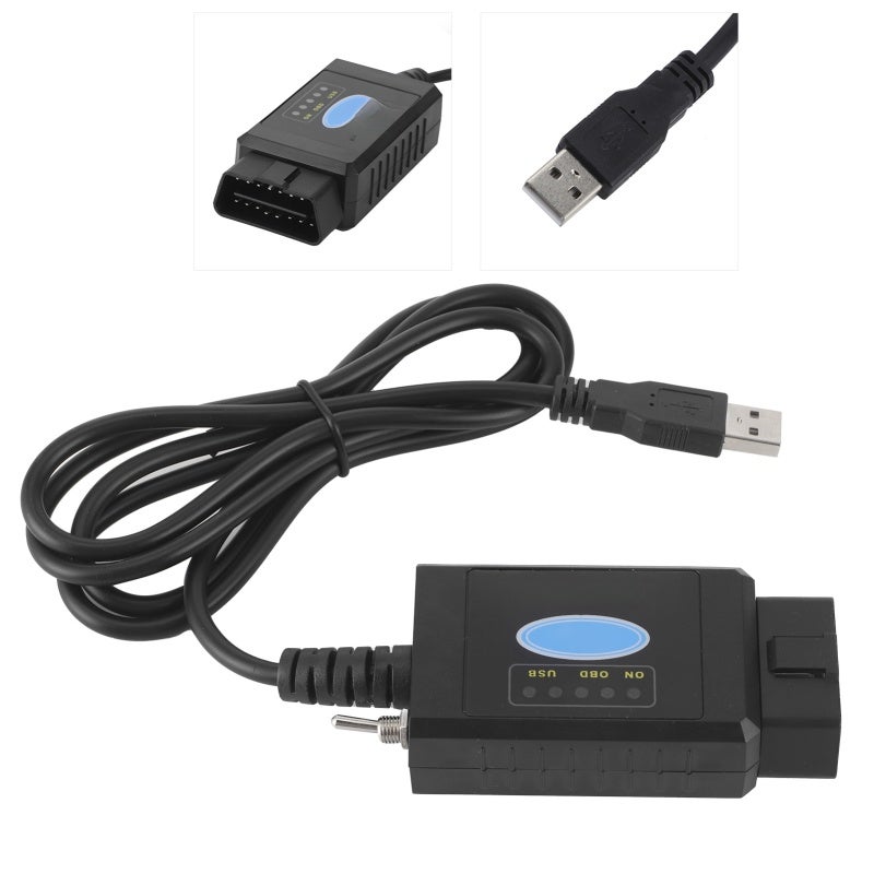 OBD2 Scanner: Bluetooth Diagnostic Tool With HS-CAN / MS-CAN Toggle Switch - Ford Adapter For Hidden Function Activation, Code Reader For Ford Focus Mondeo Kuga And Universal Vehicles - Image 1