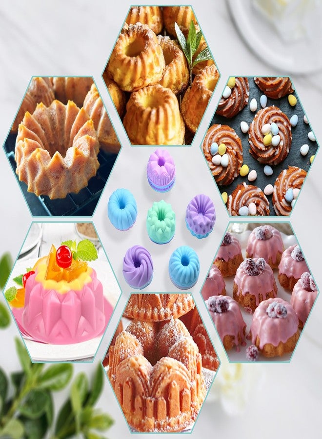 To Encounter 24-Pack Silicone Molds - Nonstick 3-Inch Silicone Donut Mold, Baking Cups, Donut Pan, Muffin, Jello, Bagel Pan - Oven, Microwave, Dishwasher Safe - Image 2