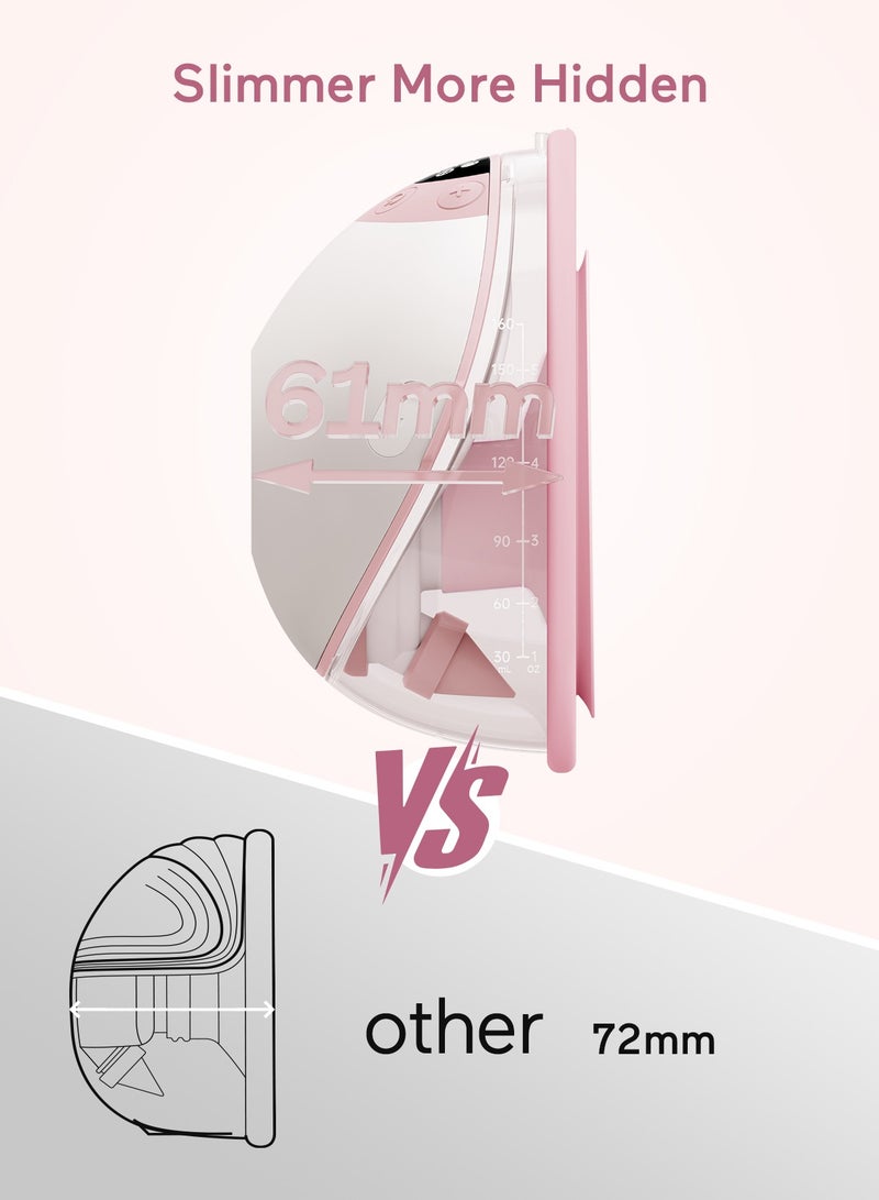 Paruu مضخة ثدي كهربائية قابلة للارتداء P20 بدون استخدام اليدين مع شفط قوي، ضوضاء منخفضة، 4 أوضاع و 12 مستوى - Image 4