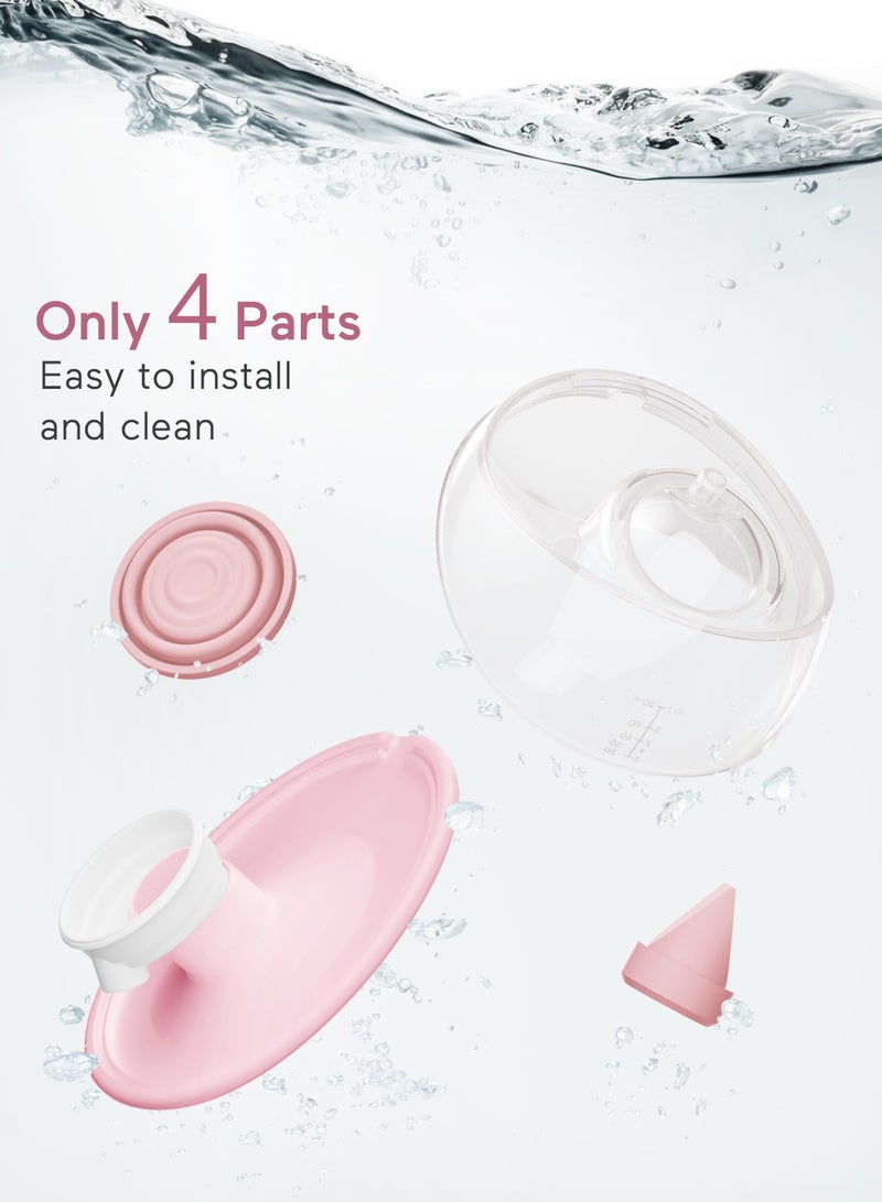 Paruu مضخة ثدي كهربائية قابلة للارتداء P20 بدون استخدام اليدين مع شفط قوي، ضوضاء منخفضة، 4 أوضاع و 12 مستوى - Image 5