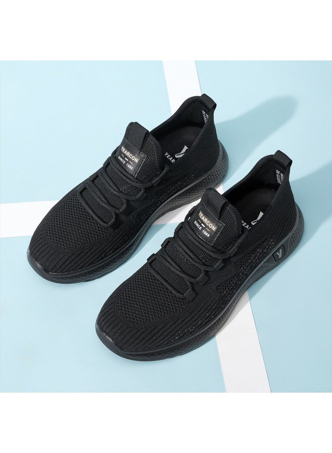 YEARCON Breathable】autumn Mesh Knitted Shoes, Breathable Casual Sports Shoes, Comfortable Lightweight Versatile Men's Casual Shoes - Image 2