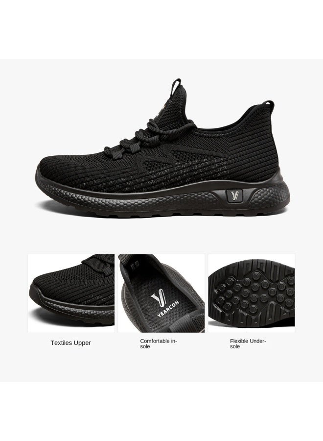YEARCON Breathable】autumn Mesh Knitted Shoes, Breathable Casual Sports Shoes, Comfortable Lightweight Versatile Men's Casual Shoes - Image 5