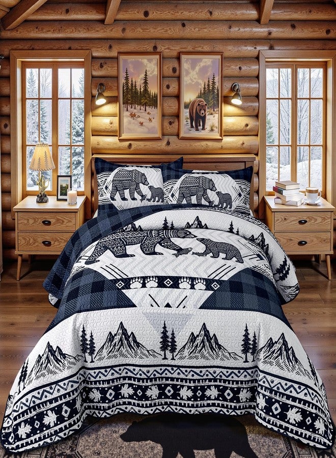 Tritard Cabin Quilt Sets, King Size - Image 2