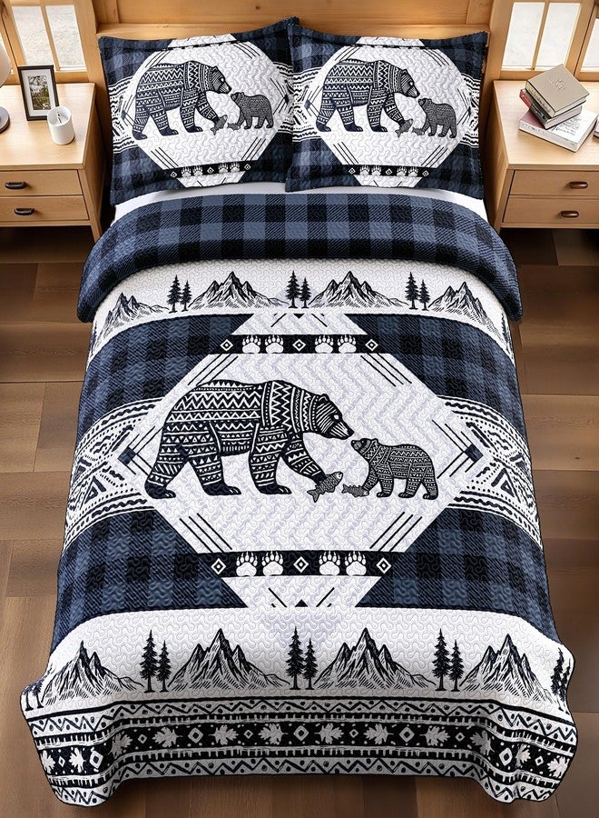 Tritard Cabin Quilt Sets, King Size - Image 1