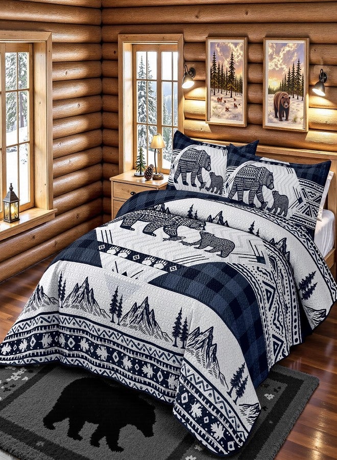 Tritard Cabin Quilt Sets, King Size - Image 3