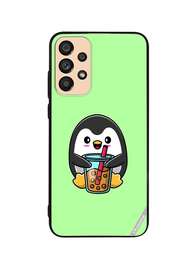 VR CREATIVE - Protective Case Cover For Samsung Galaxy A53 5G Penguine Cola Design Multicolour - Image 1