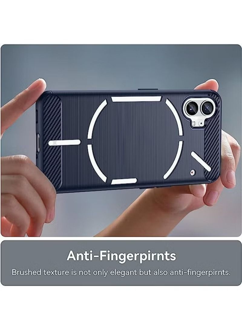 Compatible with Nothing Phone 1 Case Cover Soft TPU Anti-Scratch Shockproof Protective Scratch Resistance Back Cover Accessories Protection Compatible with Nothing Phone 1 Blue - Image 3