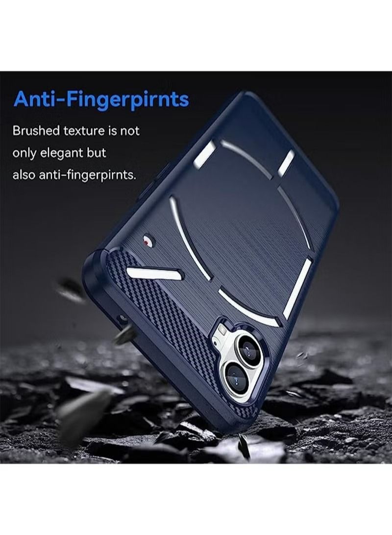 Compatible with Nothing Phone 1 Case Cover Soft TPU Anti-Scratch Shockproof Protective Scratch Resistance Back Cover Accessories Protection Compatible with Nothing Phone 1 Blue - Image 2