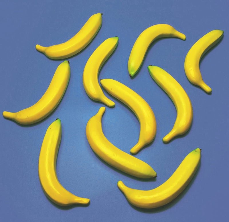 SAMYO Artificial Yellow Bananas Lifelike Simulation Fake Fruit Home House Kitchen Decoration 6pcs Set - Image 3